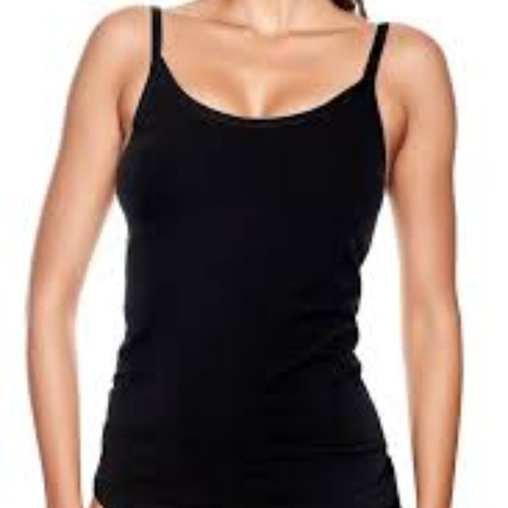 Stanfields Elita Collection Woman's Classic Fit Camisole with Built-in Shelf Bra